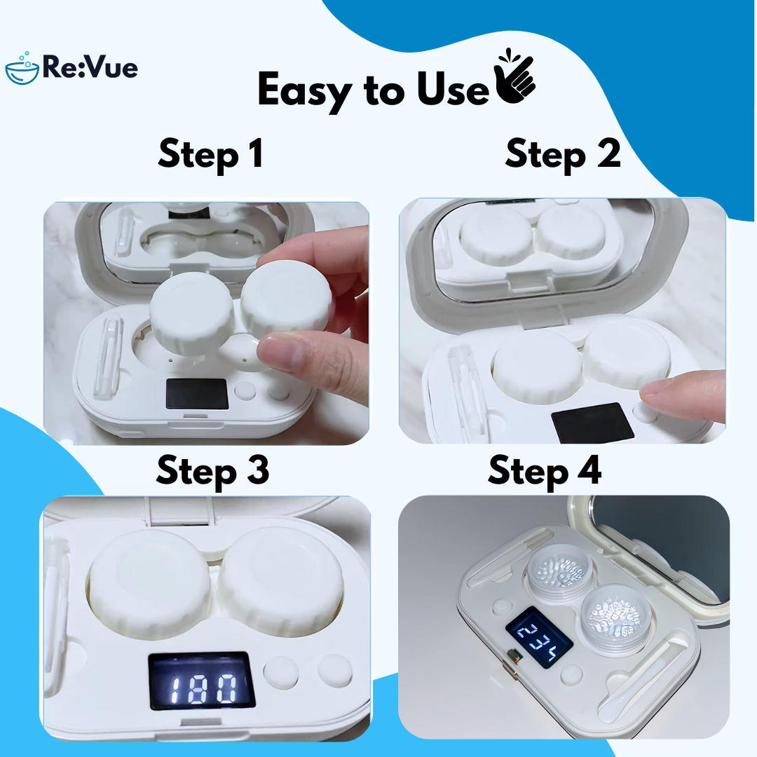 Re:Vue 2.0 - Ultrasonic Contact Lens Cleaner
