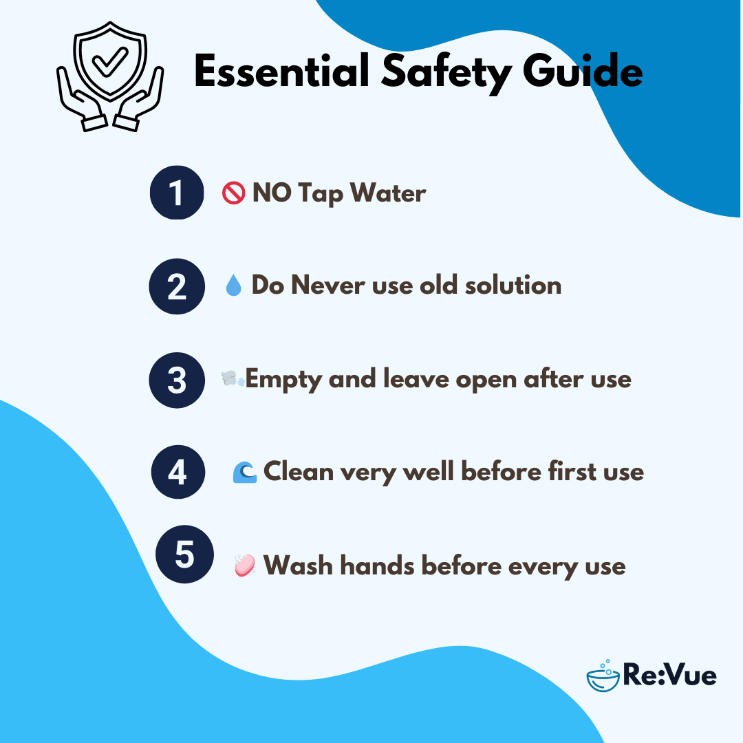 Re:Vue 2.0 - Ultrasonic Contact Lens Cleaner